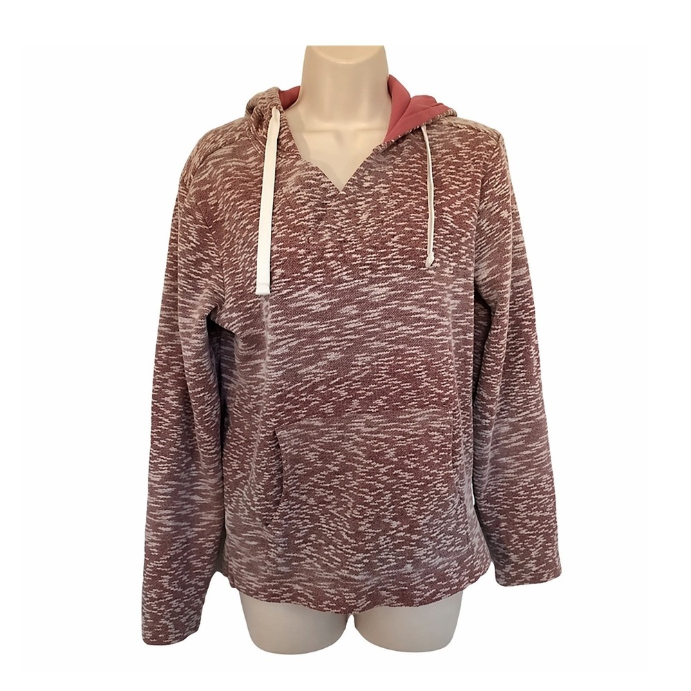 Hang Ten Red Heathered Pullover Hoodie Size XL